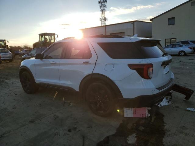 1FM5K8GC9LGA57240 - 2020 FORD EXPLORER ST WHITE photo 2