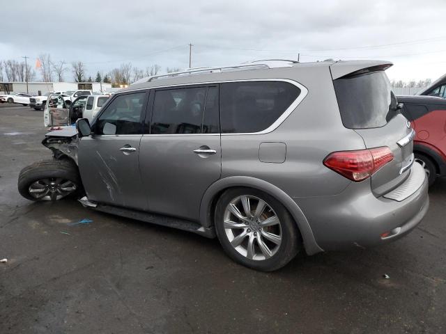 JN8AZ2NE0C9021817 - 2012 INFINITI QX56 GRAY photo 2