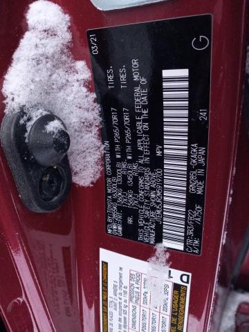 JTEMU5JR2M5919700 - 2021 TOYOTA 4RUNNER SR5/SR5 PREMIUM 红色 照片 12