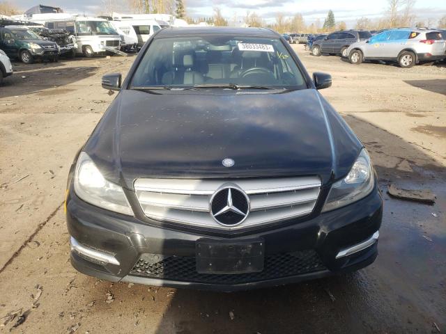 WDDGF8BB1CR226418 - 2012 MERCEDES-BENZ C 300 4MATIC BLACK photo 5