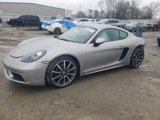 WP0AA2A8XJK262163 - 2018 PORSCHE CAYMAN SILVER photo 1