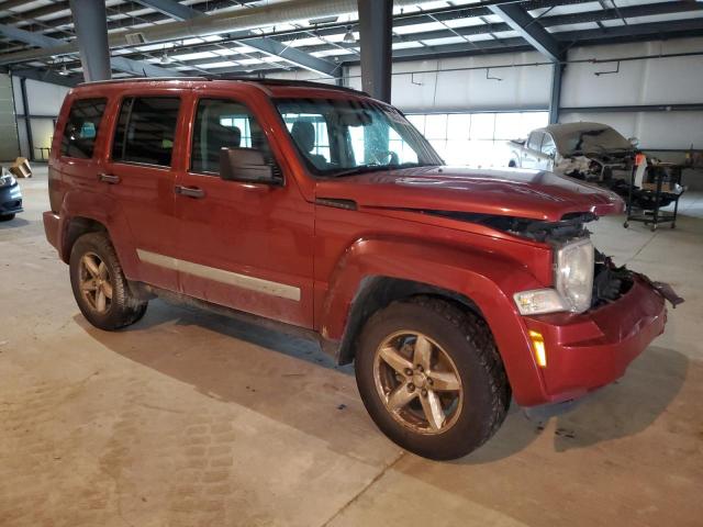1J8GN58K08W198423 - 2008 JEEP LIBERTY LIMITED RED photo 4
