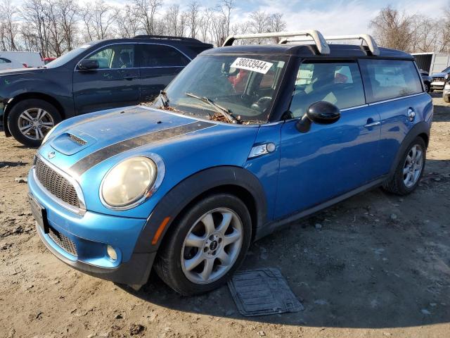 WMWMM33529TP74077 - 2009 MINI COOPER S CLUBMAN BLUE photo 1