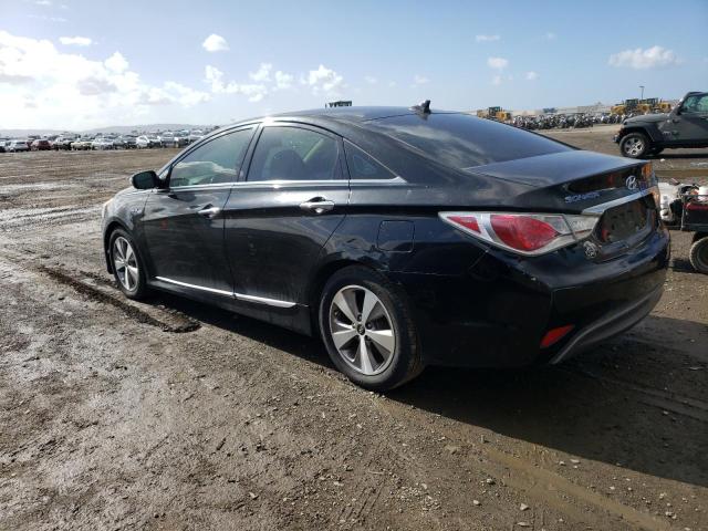 KMHEC4A42BA000449 - 2011 HYUNDAI SONATA HYBRID BLACK photo 2