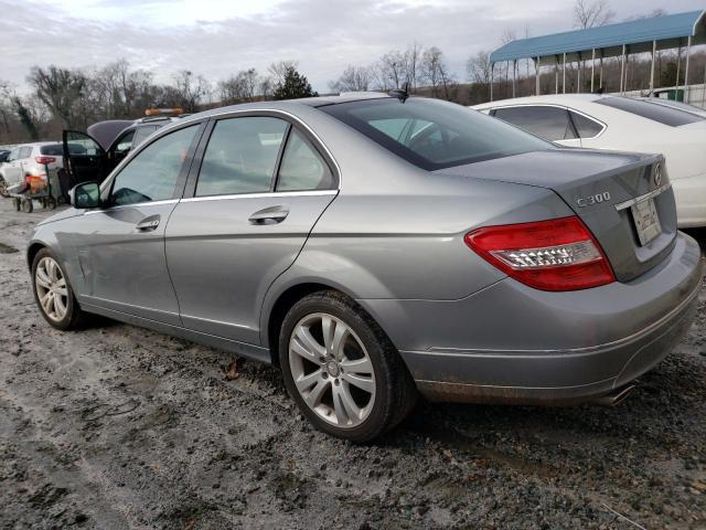 WDDGF54X19F264099 - 2009 MERCEDES-BENZ C 300 GRAY photo 2