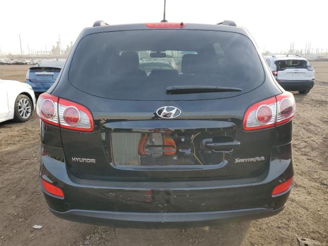 5NMSG3AB7AH389629 - 2010 HYUNDAI SANTA FE GLS BLACK photo 6