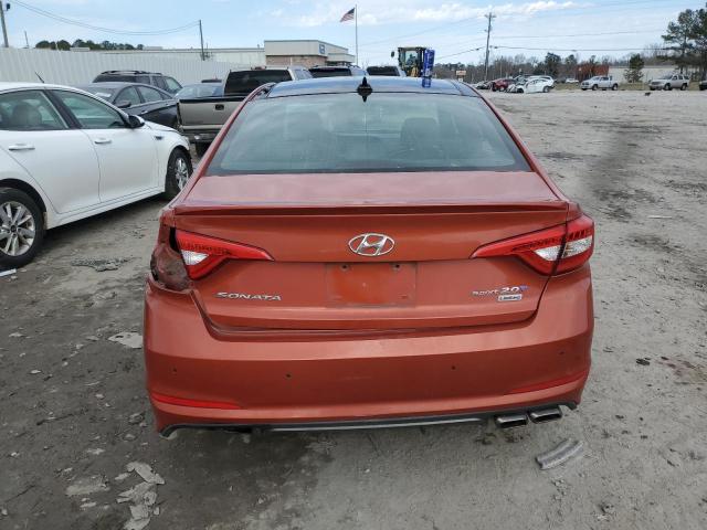 5NPE34AB6FH116867 - 2015 HYUNDAI SONATA SPORT ORANGE photo 6