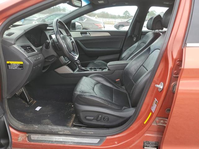 5NPE34AB6FH116867 - 2015 HYUNDAI SONATA SPORT ORANGE photo 7