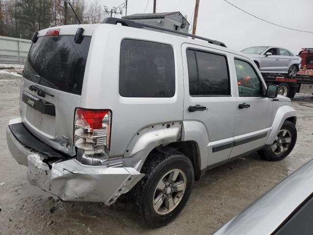 1J8GN28K78W261435 - 2008 JEEP LIBERTY SPORT SILVER photo 3