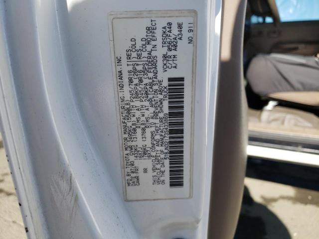 5TBJN32173S433869 - 2003 TOYOTA TUNDRA WHITE photo 12