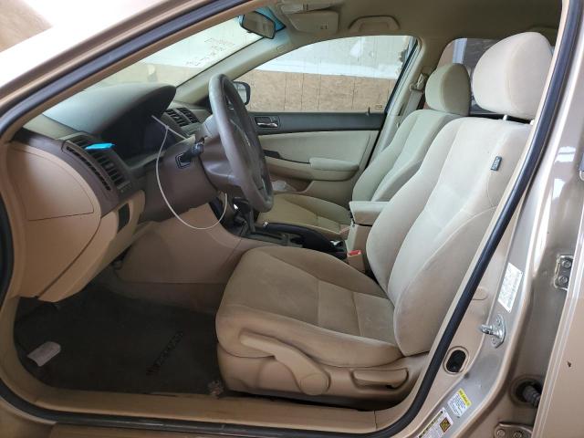 1HGCM56457A098344 - 2007 HONDA ACCORD LX TAN photo 7