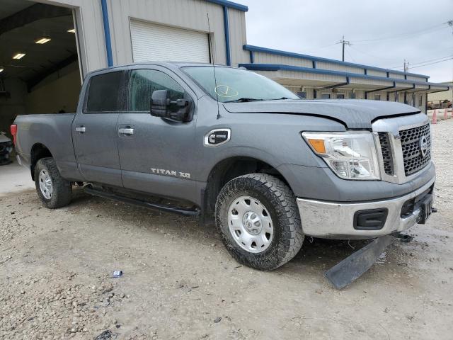 1N6BA1F3XJN516817 - 2018 NISSAN TITAN XD S GRAY photo 4