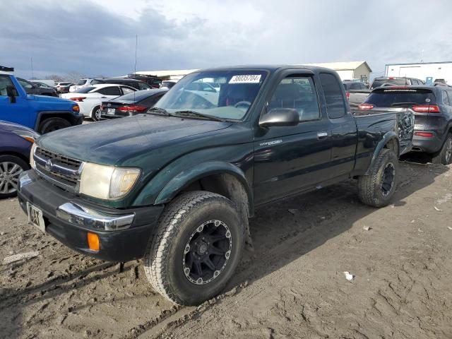 4TAWM72N8YZ603832 - 2000 TOYOTA TACOMA XTRACAB GREEN photo 1