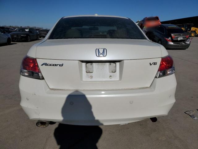 1HGCP36828A066242 - 2008 HONDA ACCORD EXL WHITE photo 6