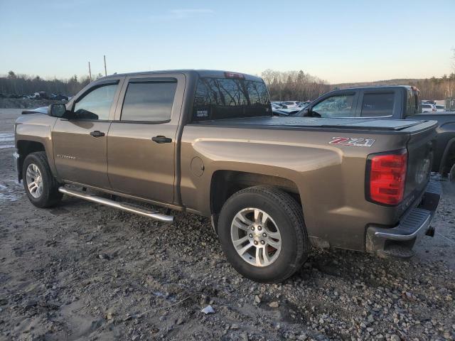 3GCUKREC0EG407645 - 2014 CHEVROLET SILVERADO K1500 LT GRAY photo 2