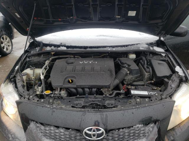 1NXBU40E69Z112058 - 2009 TOYOTA COROLLA BASE BLACK photo 11