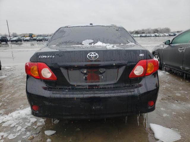 1NXBU40E69Z112058 - 2009 TOYOTA COROLLA BASE BLACK photo 6