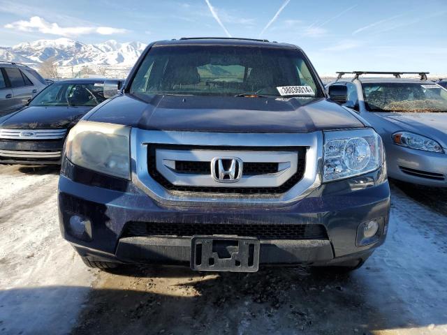 5FNYF4H69AB023376 - 2010 HONDA PILOT EXL BLUE photo 5