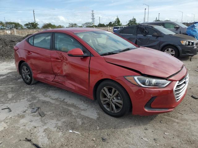 5NPD84LF9JH322366 - 2018 HYUNDAI ELANTRA SEL RED photo 4