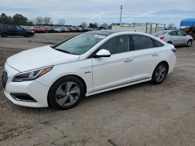 KMHE34L14GA019353 - 2016 HYUNDAI SONATA HYBRID WHITE photo 1