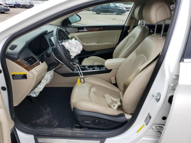 KMHE34L14GA019353 - 2016 HYUNDAI SONATA HYBRID WHITE photo 7