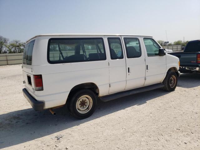 1FMNE11W87DA11956 - 2007 FORD ECONOLINE E150 WAGON WHITE photo 3