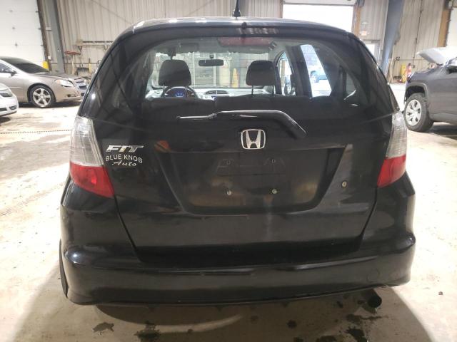 JHMGE88209S025520 - 2009 HONDA FIT BLACK photo 6