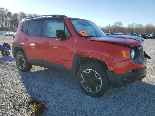 ZACCJBCT5FPB29611 - 2015 JEEP RENEGADE TRAILHAWK RED photo 4