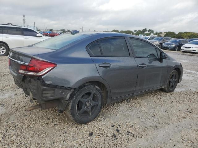 19XFB2F50DE026257 - 2013 HONDA CIVIC LX GRAY photo 3