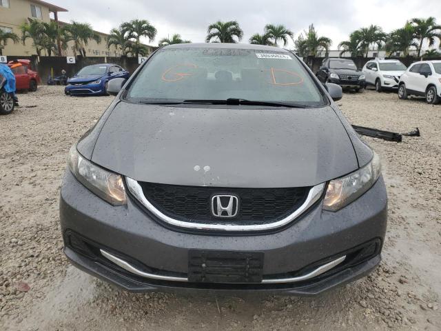 19XFB2F50DE026257 - 2013 HONDA CIVIC LX GRAY photo 5