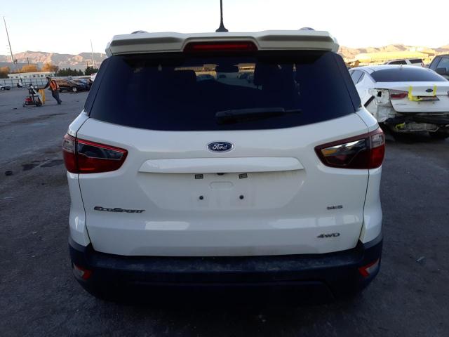 MAJ6S3JL1KC307960 - 2019 FORD ECOSPORT SES WHITE photo 6