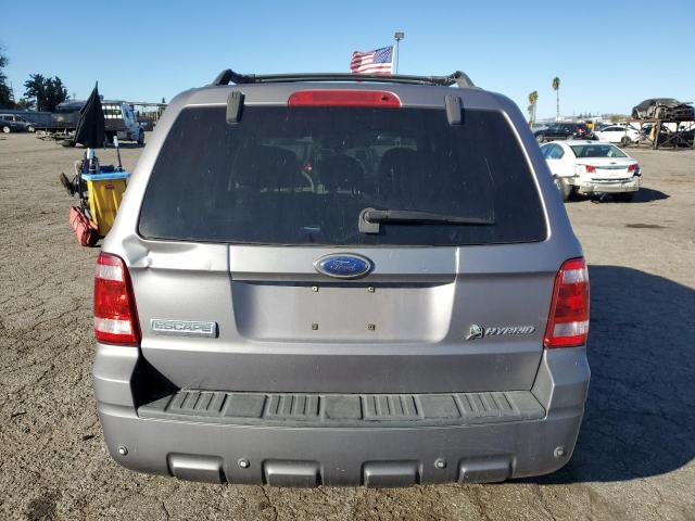 1FMCU49H08KB09765 - 2008 FORD ESCAPE HEV GRAY photo 6