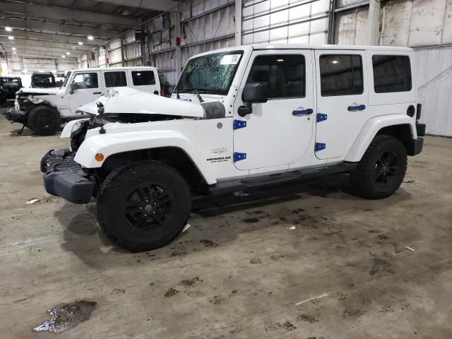 1C4BJWEG3CL236384 - 2012 JEEP WRANGLER SAHARA WHITE photo 1