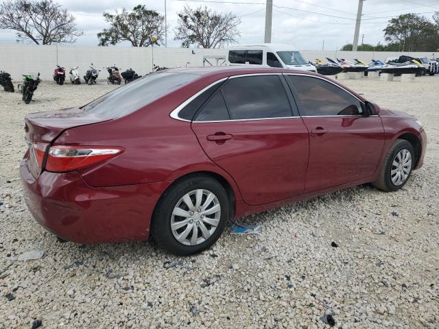 4T1BF1FK3GU507608 - 2016 TOYOTA CAMRY LE BURGUNDY photo 3