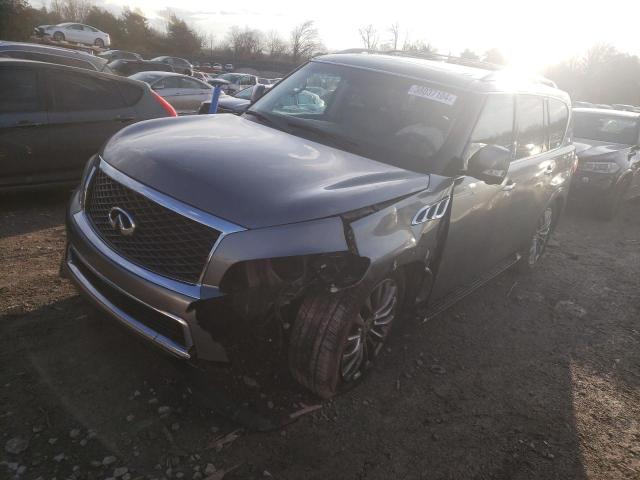 JN8AZ2NE3F9085421 - 2015 INFINITI QX80 GRAY photo 1