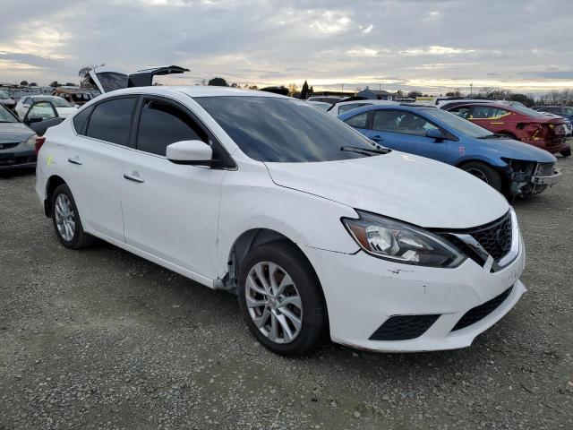 3N1AB7APXKY331442 - 2019 NISSAN SENTRA S WHITE photo 4