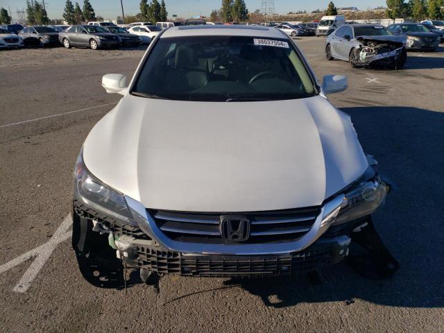 1HGCR2F81DA024739 - 2013 HONDA ACCORD EXL WHITE photo 5