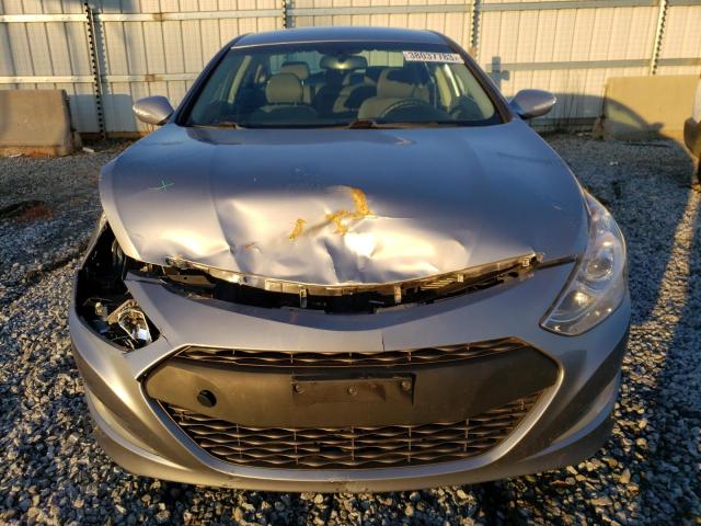 KMHEC4A44EA113422 - 2014 HYUNDAI SONATA HYBRID GRAY photo 5