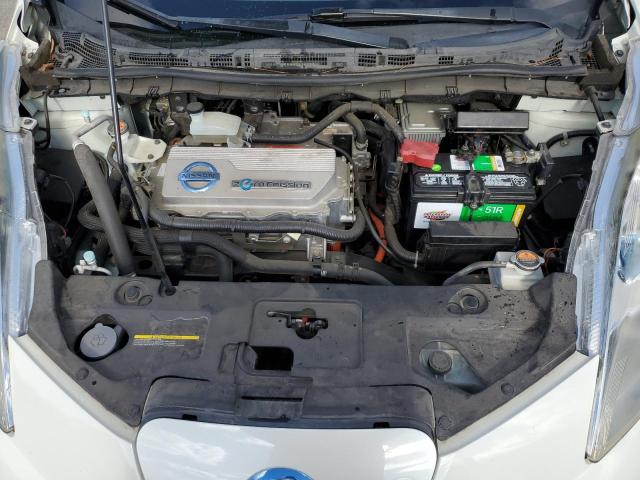 JN1AZ0CP8CT024149 - 2012 NISSAN LEAF SV WHITE photo 11