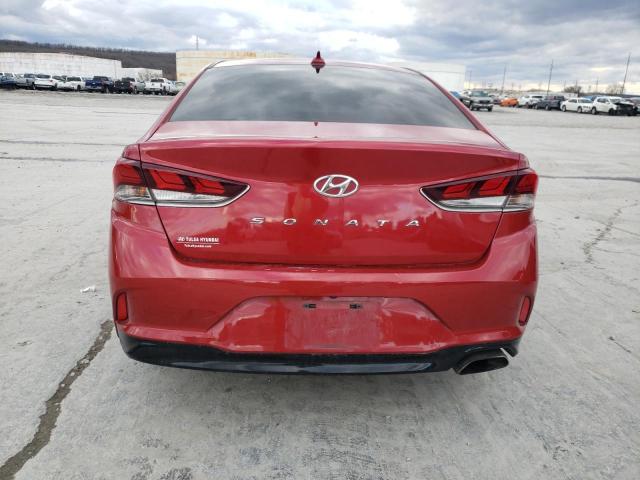 5NPE34AF1JH639029 - 2018 HYUNDAI SONATA SPORT Rojo foto 6