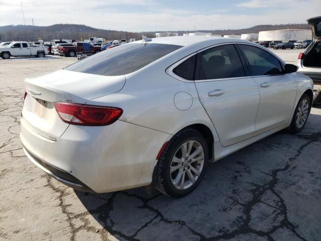 1C3CCCAB2FN662782 - 2015 CHRYSLER 200 LIMITED WHITE photo 3