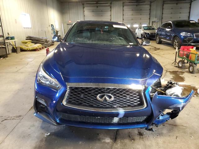 JN1FV7AR3JM700318 - 2018 INFINITI Q50 RED SPORT 400 BLUE photo 5