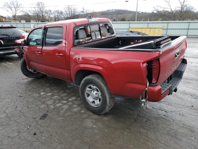 3TYAX5GN1MT019257 - 2021 TOYOTA TACOMA DOUBLE CAB RED photo 2