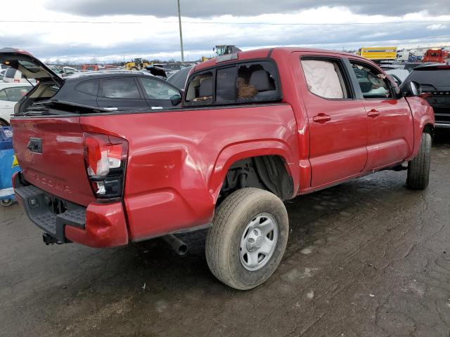 3TYAX5GN1MT019257 - 2021 TOYOTA TACOMA DOUBLE CAB 红色 照片 3