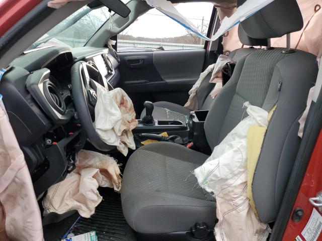 3TYAX5GN1MT019257 - 2021 TOYOTA TACOMA DOUBLE CAB 红色 照片 7