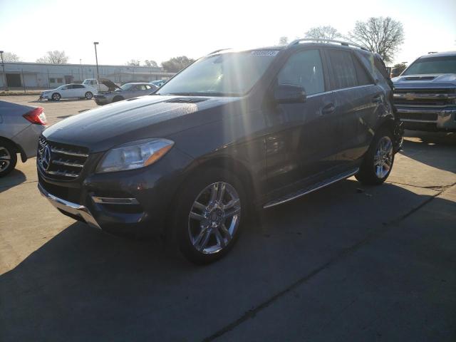4JGDA5HB4FA552942 - 2015 MERCEDES-BENZ ML 350 4MATIC GRAY photo 1