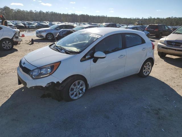 KNADM5A37D6847609 - 2013 KIA RIO LX WHITE photo 1