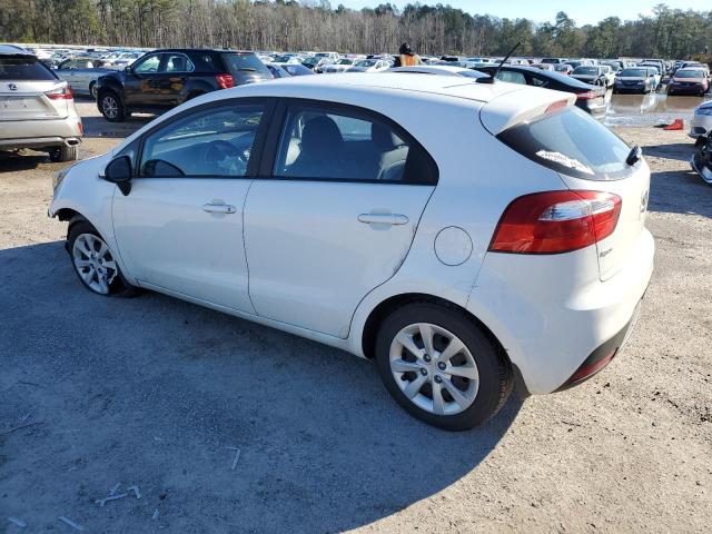 KNADM5A37D6847609 - 2013 KIA RIO LX WHITE photo 2