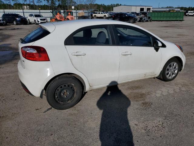 KNADM5A37D6847609 - 2013 KIA RIO LX WHITE photo 3