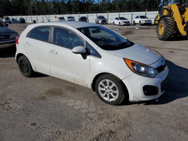 KNADM5A37D6847609 - 2013 KIA RIO LX WHITE photo 4